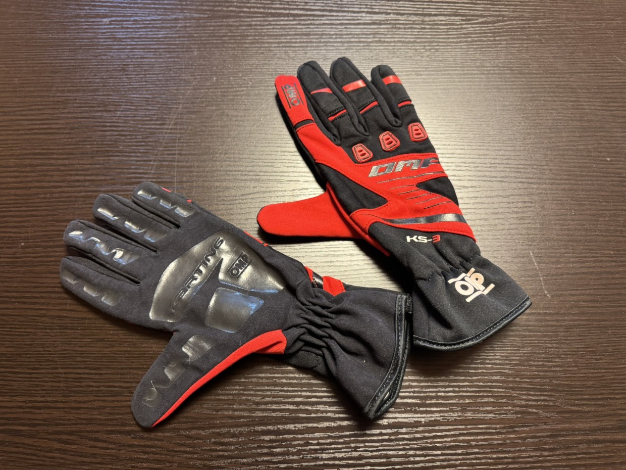 OMP KS-3 カートグローブ Lサイズ (中古美品)
